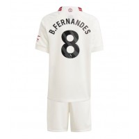 Maglie da calcio Manchester United Bruno Fernandes #8 Terza Maglia Bambino 2023-24 Manica Corta (+ Pantaloni corti)